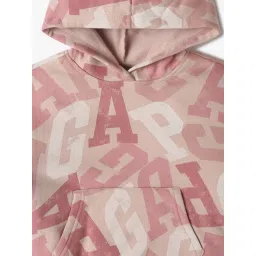 GAP Girls Multi Printed Hoodie image 3