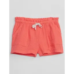 GAP Girls Pink Cotton Solid Shorts-picture-39