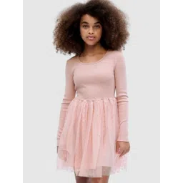 GAP Girls Polka Dots Cotton Fit and Flare Dress-picture-17