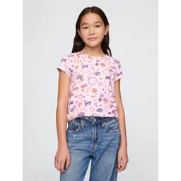 GAP Girls Printed Pure Cotton T-shirt-picture-15