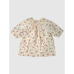 GAP Girls Round Neck Floral Peasant Top-picture-31