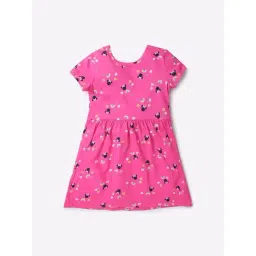 GAP Girls White Cotton Character Based Dress-picture-28
