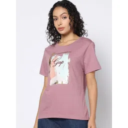 GAP Graphic Printed Crew Neck Pure Cotton Regular Fit T-shirt-picture-12