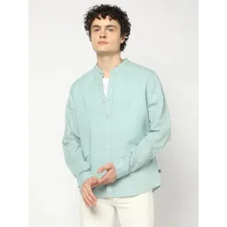 GAP Green Regular Fit Solid Shirt-picture-42