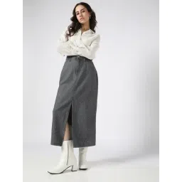 GAP Grey Embellished Skirt-picture-30