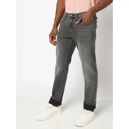 GAP Grey Mid Rise Slim Fit Solid Jeans-picture-16