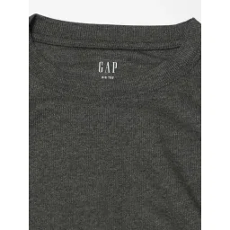 GAP Grey Slim Fit Solid Top image 5