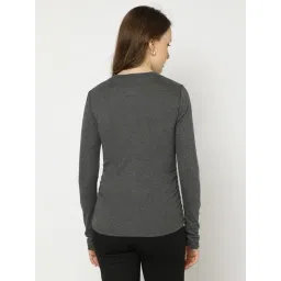 GAP Grey Slim Fit Solid Top image 2