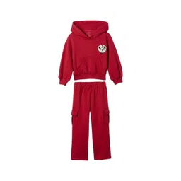 GAP Infant Boys Disney Graphic Print Pure Cotton Hoodie & Cargo Pants Set-picture-38