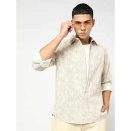 GAP Khaki Regular Fit Abstract Shirt-picture-47