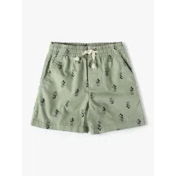 GAP Kids Green Regular Cotton Printed Shorts-picture-19