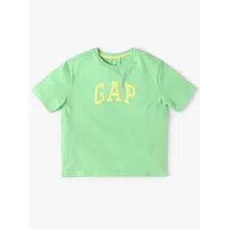 GAP Kids Light Green Relaxed Graphic T-Shirt-picture-37