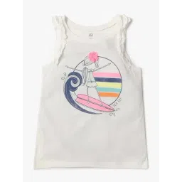 GAP Kids White Relaxed Cotton Graphic Top-picture-33