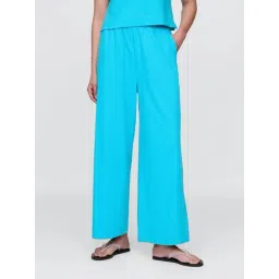GAP Light Blue Regular Fit Trousers-picture-19