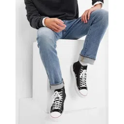 GAP Medium Blue Slim Fit Solid Jeans-picture-28