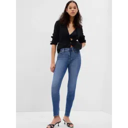 GAP Medium Blue Solid Jeans-picture-29