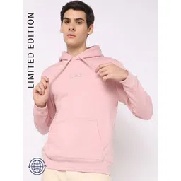 GAP Men Brand Logo Embroidered Pure Cotton Hoodie-picture-16