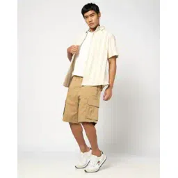 gap Men Mid-Rise Regular Fit Cargo Shorts-picture-45