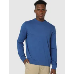 GAP Men Round Neck Pure Cotton Pullover Sweaters-picture-12