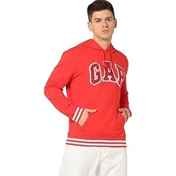 gap Men’s Regular Fit Logo Print Full Sleevesd Cotton Hoodie-picture-32