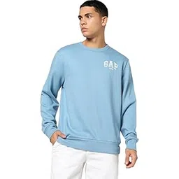 gap Men’s Regular Fit Pure Cotton Full Sleeves Crew Neck Sweatshirt-picture-17
