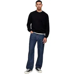 gap Men’s Relaxed Fit Mid Rise Heavily Washed Denim Jeans-picture-10