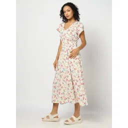 GAP Multi Color Regular Fit Floral Dress-picture-37