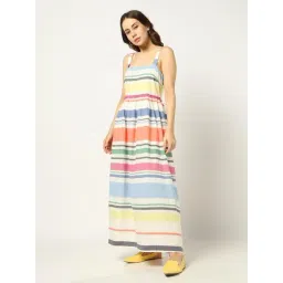 GAP Multi Color Regular Fit Striped Dress-picture-47
