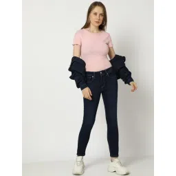 GAP Navy Blue Cotton Solid Jeans-picture-44