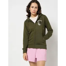 GAP Olive Regular Fit Graphic Hooded Sweatshirt-picture-13