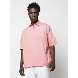 GAP Pink Cotton Regular Fit Solid Shirt-picture-39