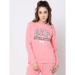 GAP Pink Regular Fit Graphic Sweatshirt-picture-10