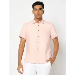 GAP Pink Slim Fit Solid Shirt-picture-31
