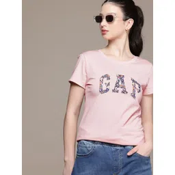 GAP Pure Cotton Brand Logo Printed T-shirt-picture-22