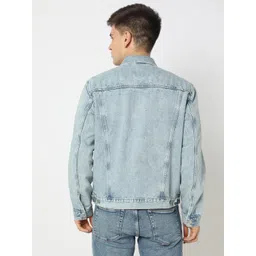 GAP Pure Cotton Spread Collar Denim Jacket image 3