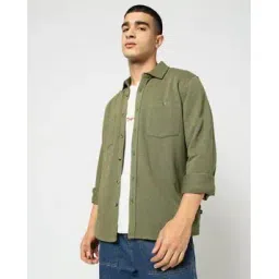 gap Spread Collar Standard Fit Full Sleeves Shirt-picture-23