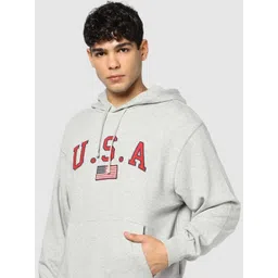 GAP Typographic Printed Cotton Hooded Sweatshirt image 2