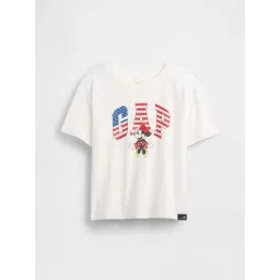 Gap White Character Based Regular Fit T-Shirt-picture-12
