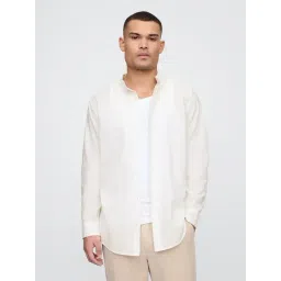 GAP White Regular Fit Solid Shirt-picture-30