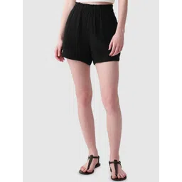 GAP Women Crinkle Gauze Pure Cotton Pull On Shorts-picture-28