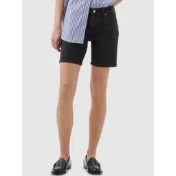 GAP Women Mid Rise Slim Fit Denim Shorts-picture-22