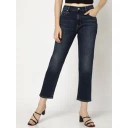 GAP Women Relaxed Fit Mid-Rise Light Fade Jeans-picture-31