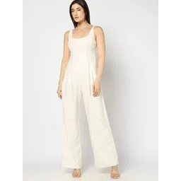 GAP Women Relaxed Fit Square Neck Sleeveless Jumpsuit-picture-13