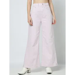 GAP Women Relaxed-Fit Wide-Leg Coloured Mid-Rise Jeans-picture-33