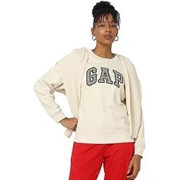 gap Women’s Regular Fit Solid Full Sleeves Round Neck Sweatshirt-picture-35