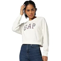 gap Women’s Regular Fit Solid Full Sleeves Round Neck Sweatshirt-picture-32