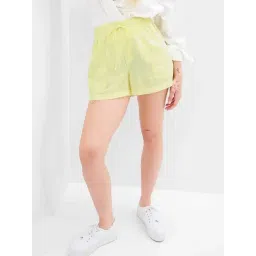GAP Yellow Solid Shorts-picture-11