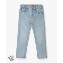 Boys Lightly Washed Regular Fit Jeans-image-32