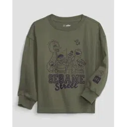 gap kids Boys Printed Relaxed Fit Round-Neck T-Shirt-picture-10