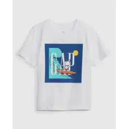gap kids Brand Print Round-Neck T-Shirt-picture-40